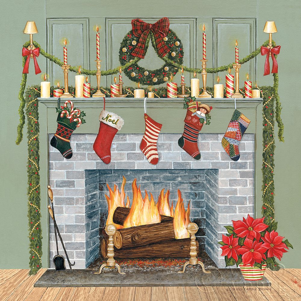 Wall Art Painting id:336134, Name: Home for the Holidays I Gray, Artist: Brown, David Carter