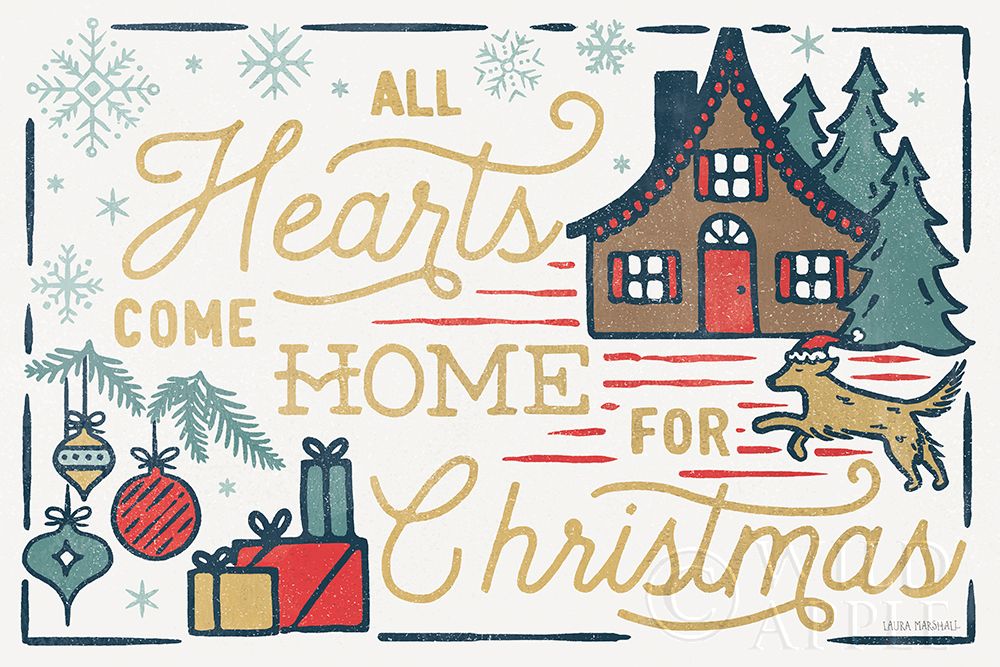 Art Print: Christmas Adventures I