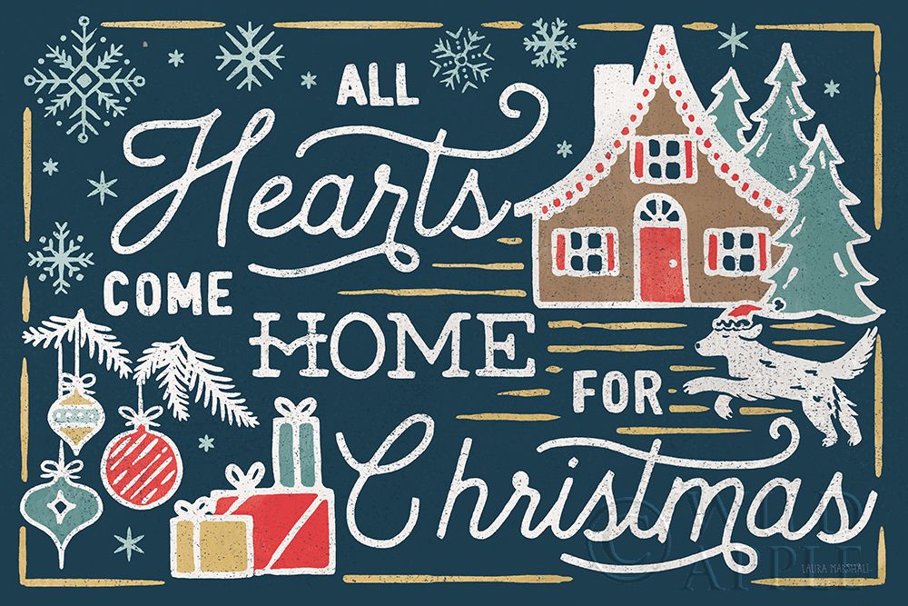 Art Print: Christmas Adventures I Dark