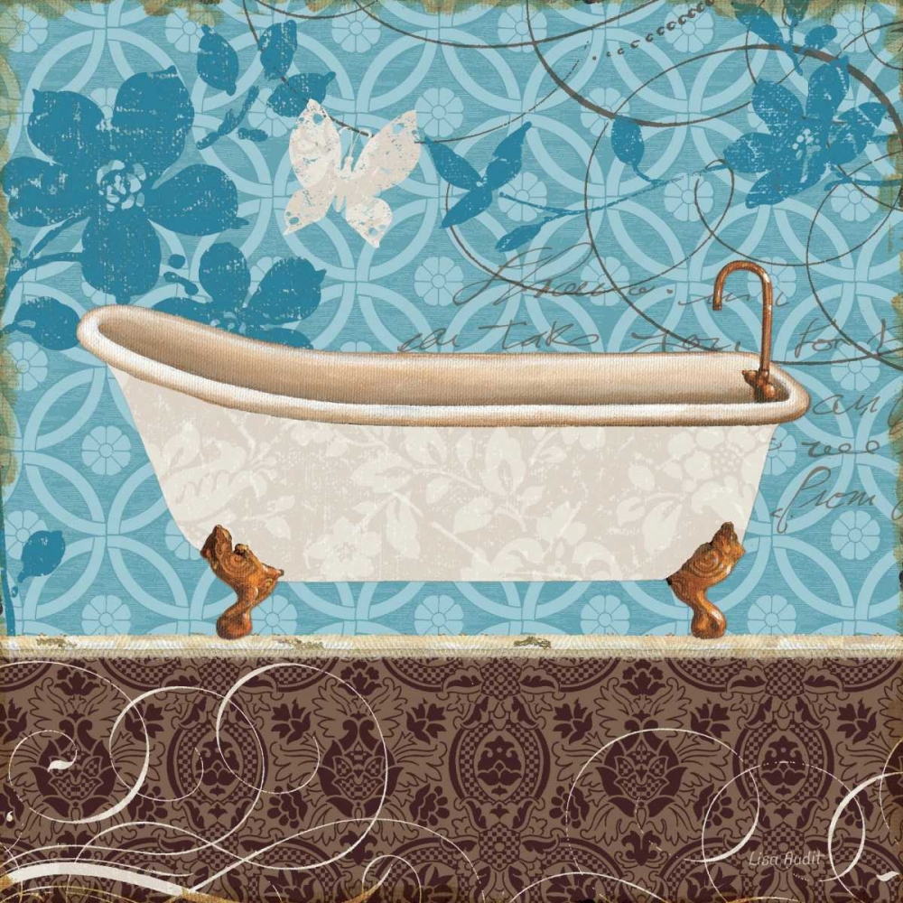 Wall Art Painting id:17121, Name: Eco Motif Bath I, Artist: Audit, Lisa