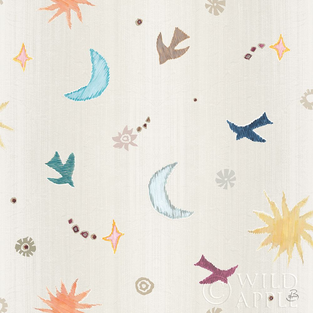 Wall Art Painting id:326474, Name: My Bohemian Life Pattern III, Artist: Brissonnet, Daphne