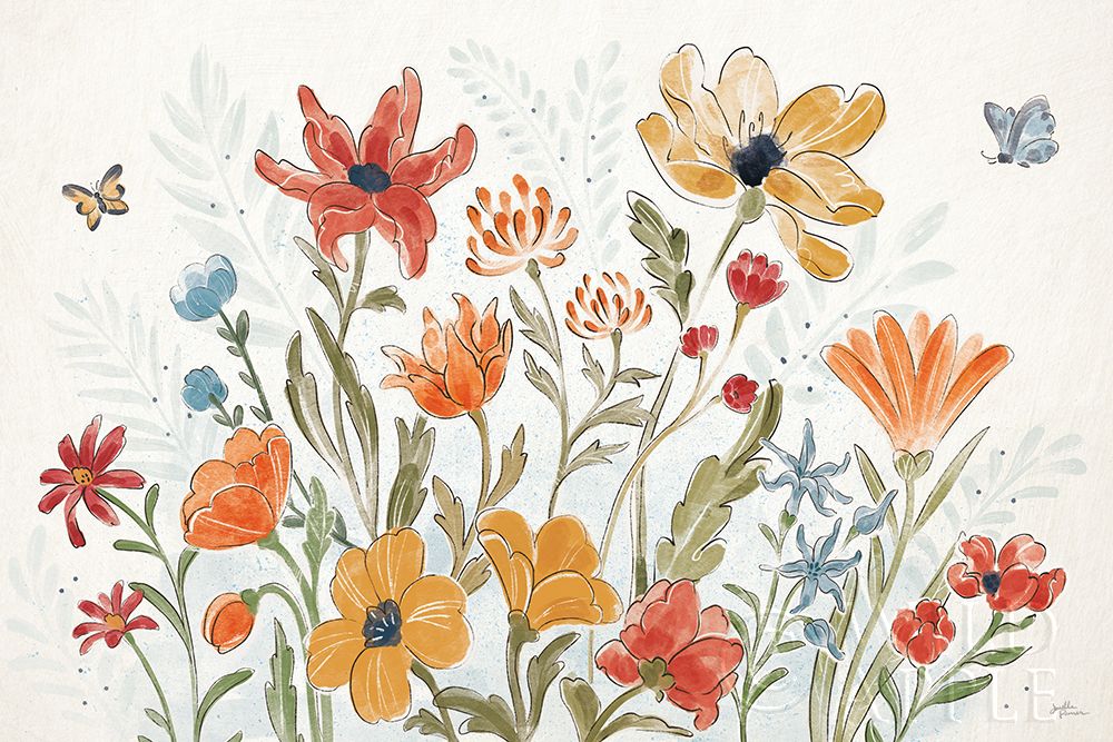 Art Print: Spiced Petals I