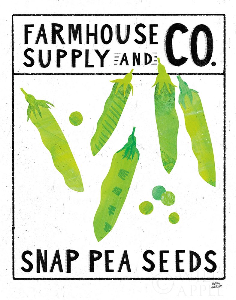 Wall Art Painting id:357289, Name: Kitchen Garden Seed Packet II, Artist: Averinos, Melissa