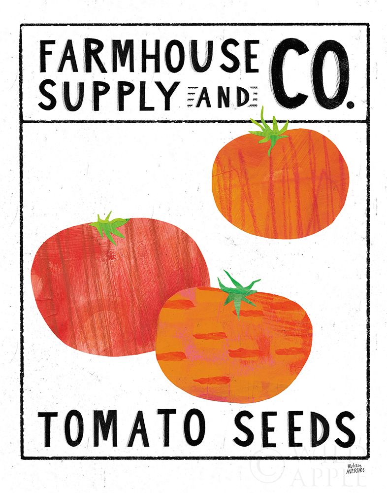 Wall Art Painting id:357290, Name: Kitchen Garden Seed Packet III, Artist: Averinos, Melissa