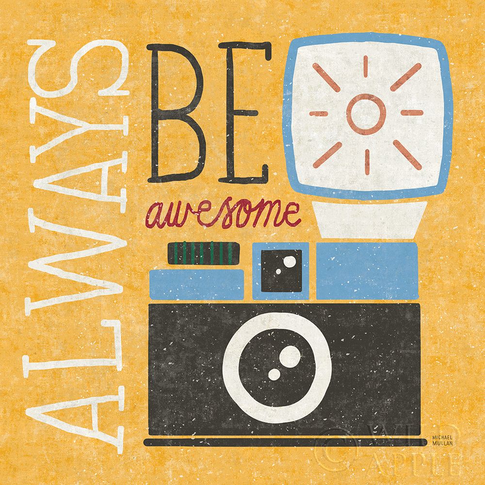 Art Print: Retro Desktop Camera v2