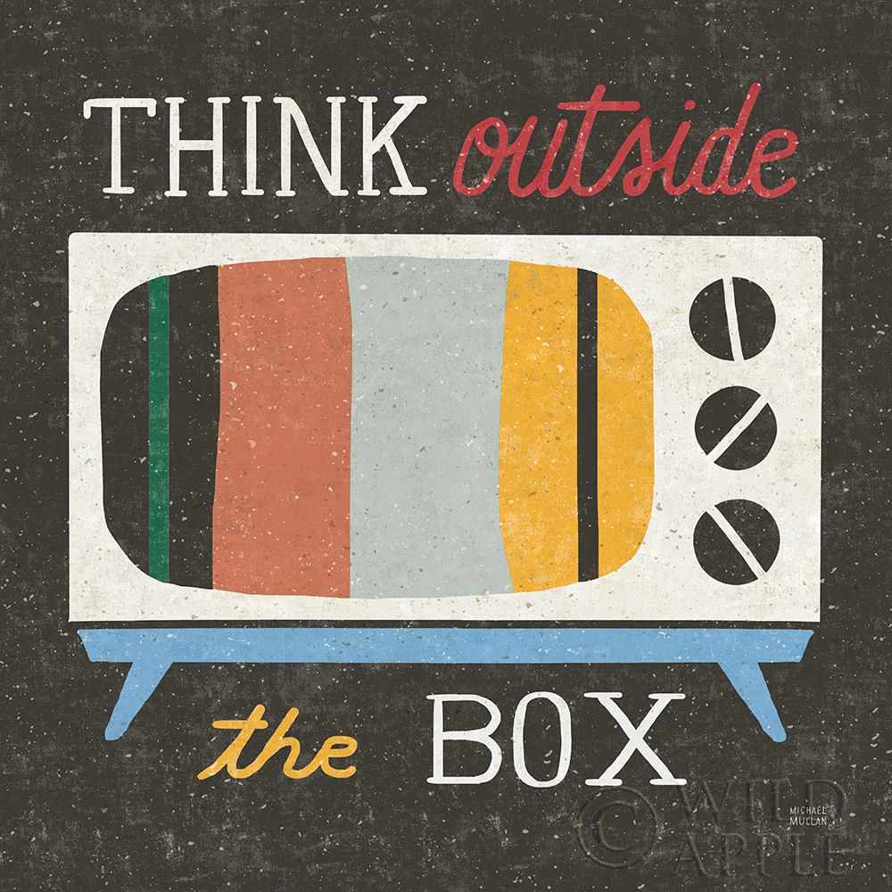 Art Print: Retro Desktop Television v2