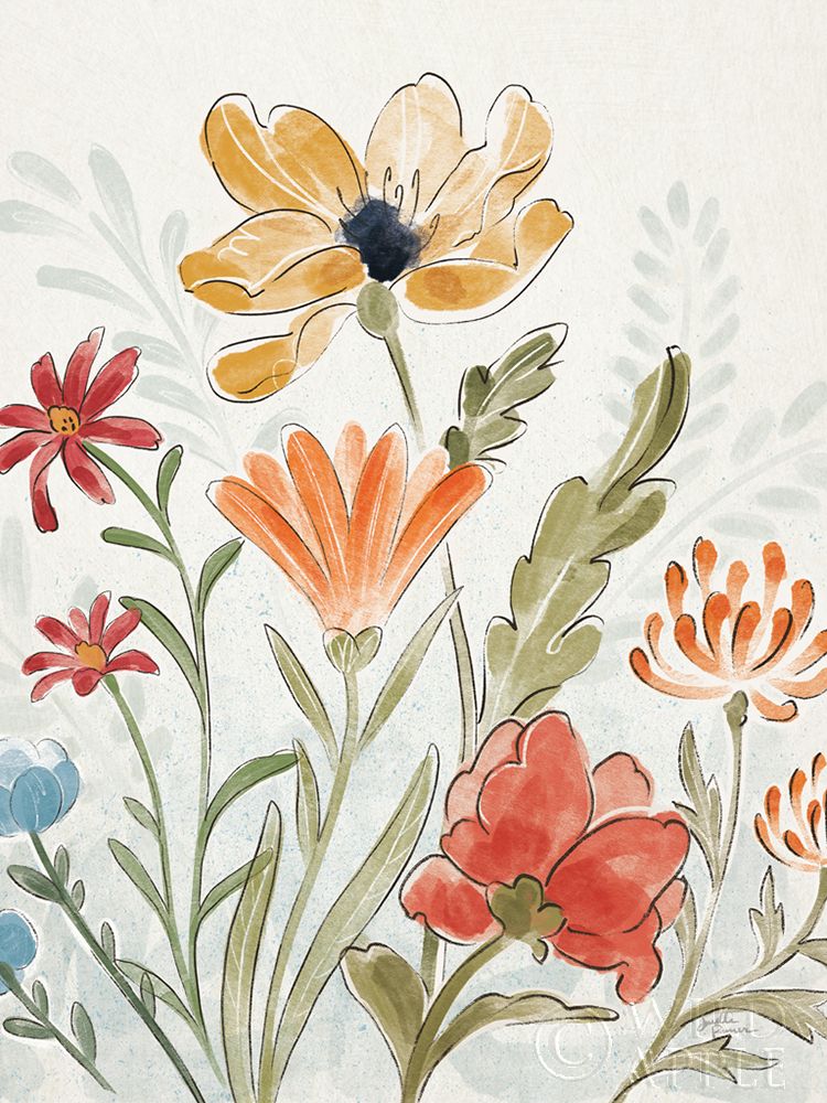 Art Print: Spiced Petals III No Butterfly Crop