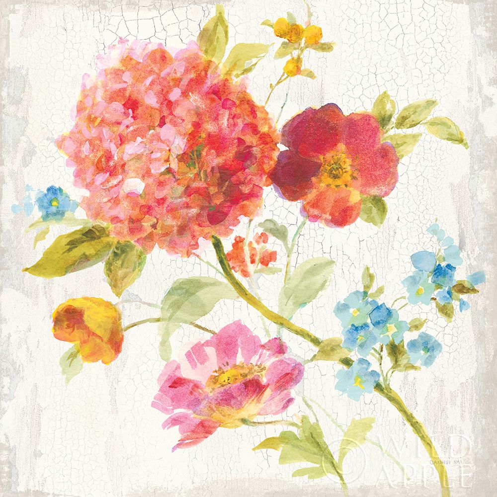 Wall Art Painting id:336192, Name: Full Bloom IV, Artist: Nai, Danhui