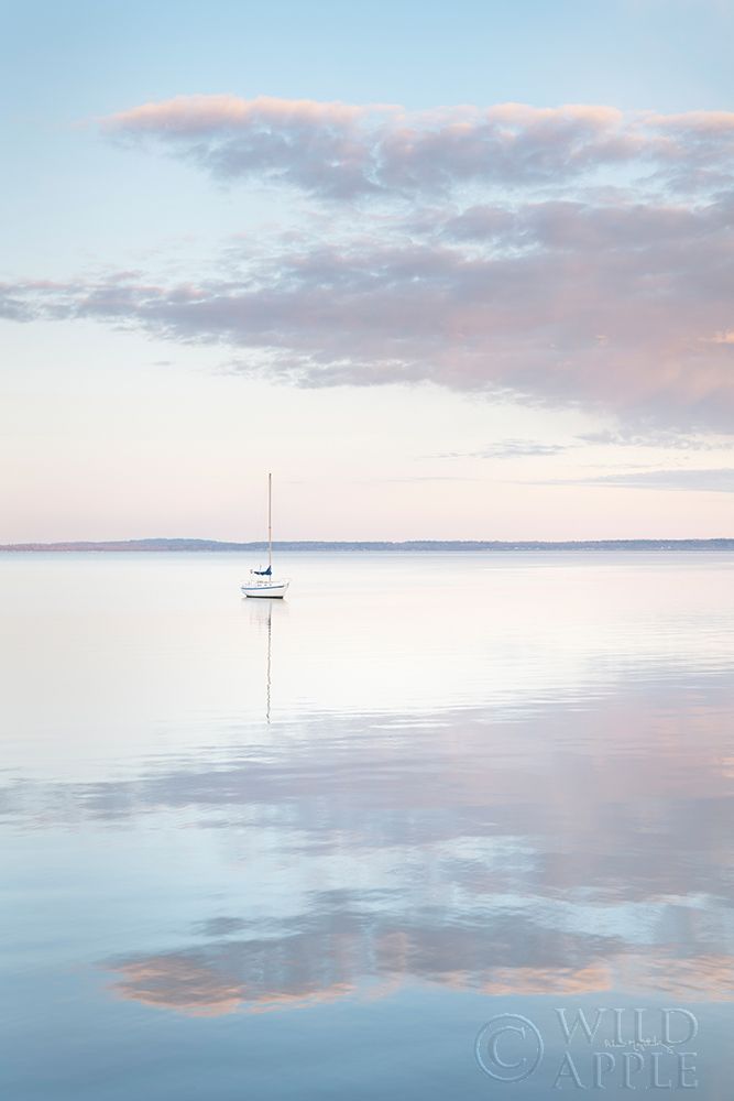 Art Print: Sailboat in Bellingham Bay II