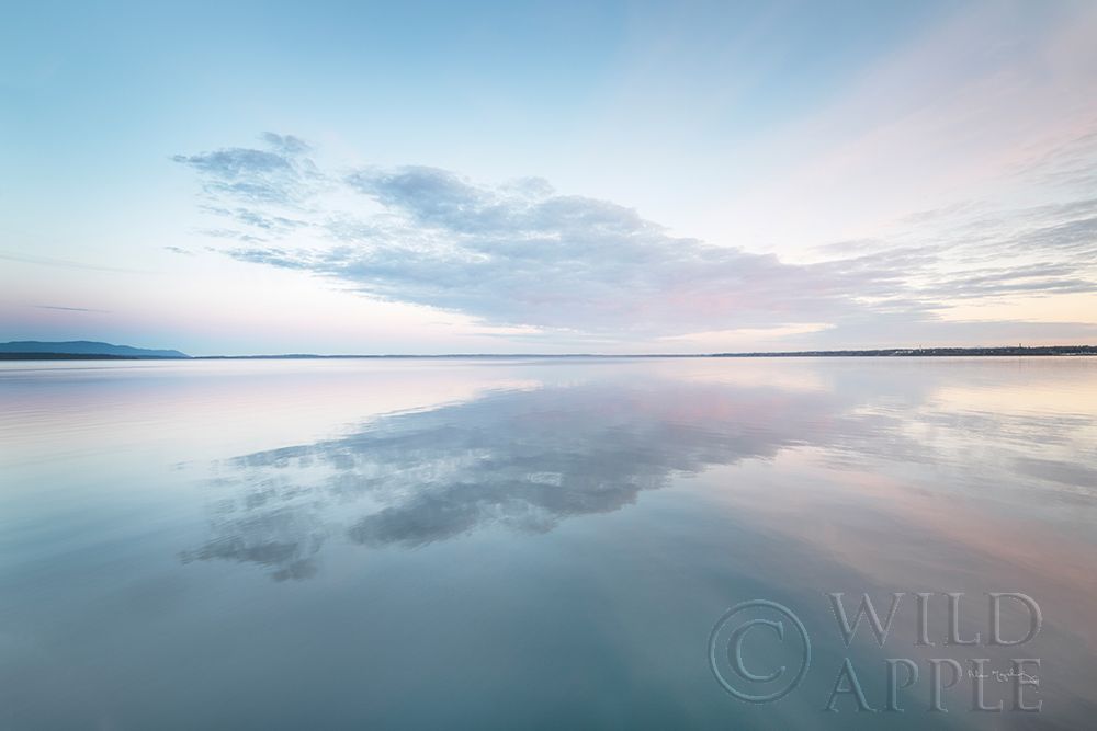 Art Print: Bellingham Bay Clouds Reflection I