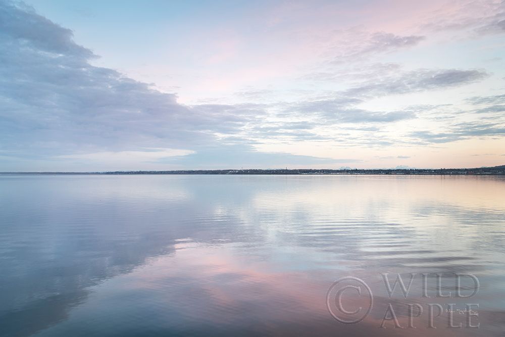Art Print: Bellingham Bay Clouds Reflection II