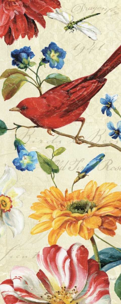 Wall Art Painting id:17302, Name: Rainbow Garden VII - Cream, Artist: Audit, Lisa