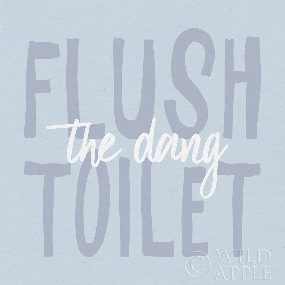 Art Print: Bathroom Advice III