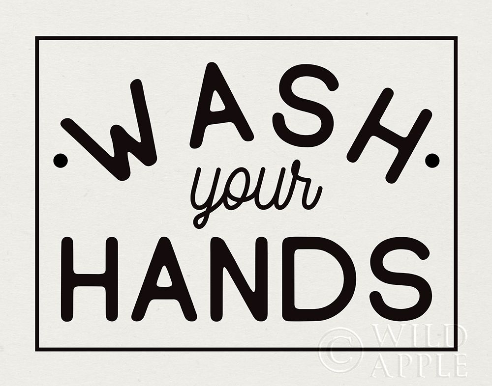 Art Print: Bathroom Rules I