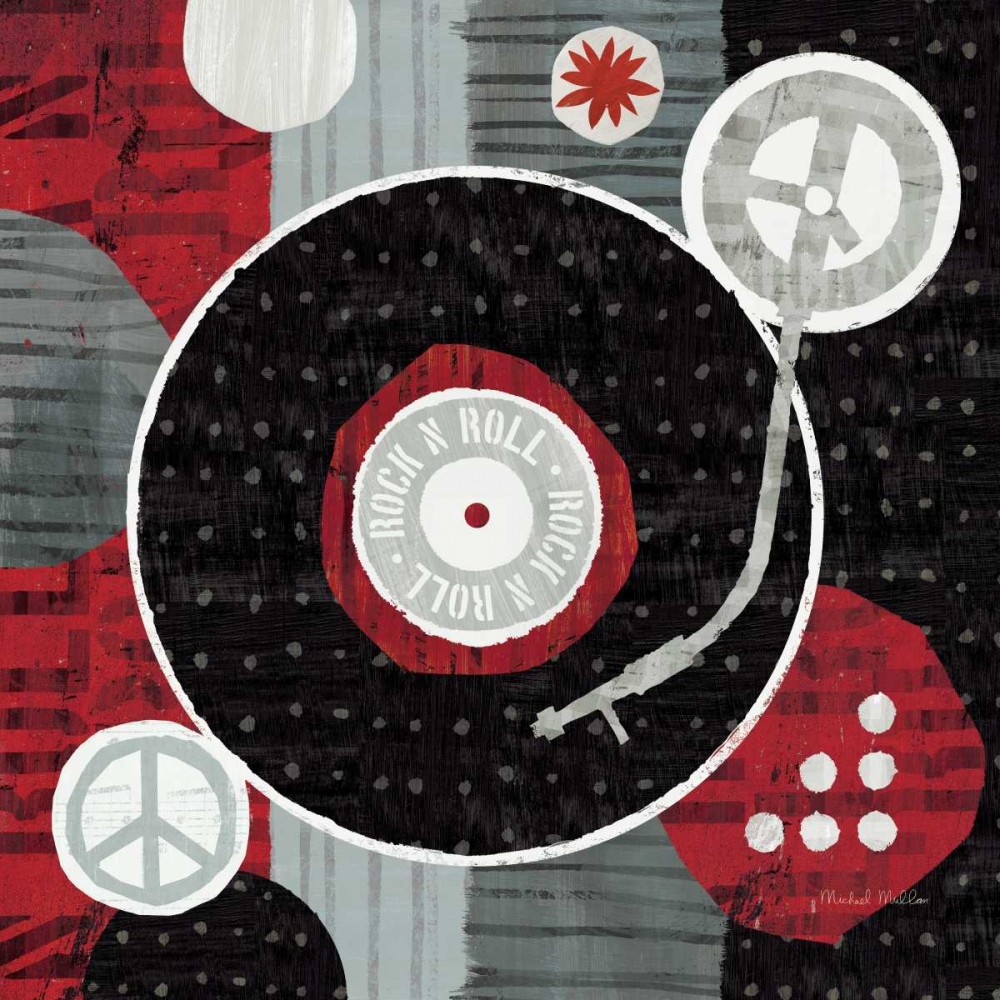 Wall art: Rock N Roll Album, by Mullan, Michael