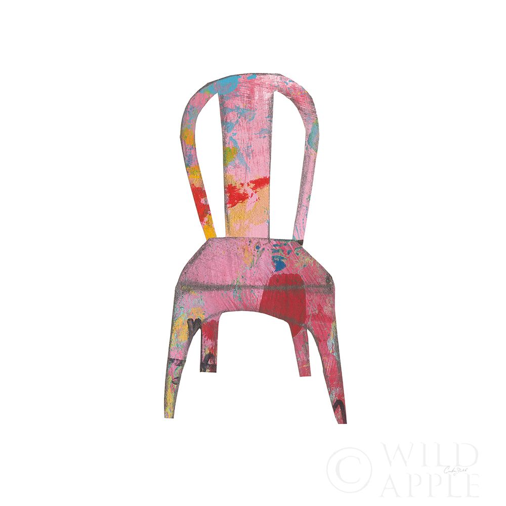 Wall art: Mod Chairs I, by Prahl, Courtney