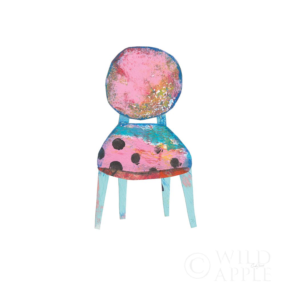 Wall Art Painting id:356177, Name: Mod Chairs V, Artist: Prahl, Courtney