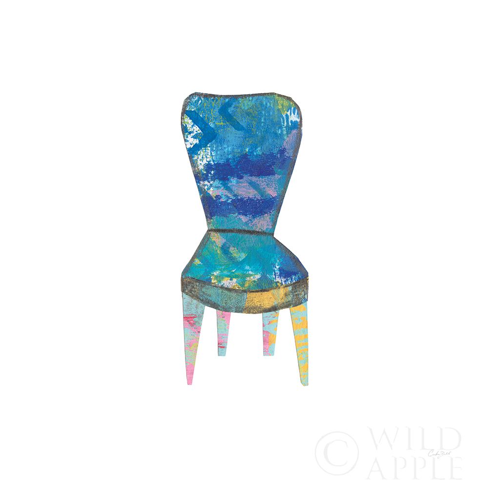 Wall Art Painting id:356178, Name: Mod Chairs VI, Artist: Prahl, Courtney