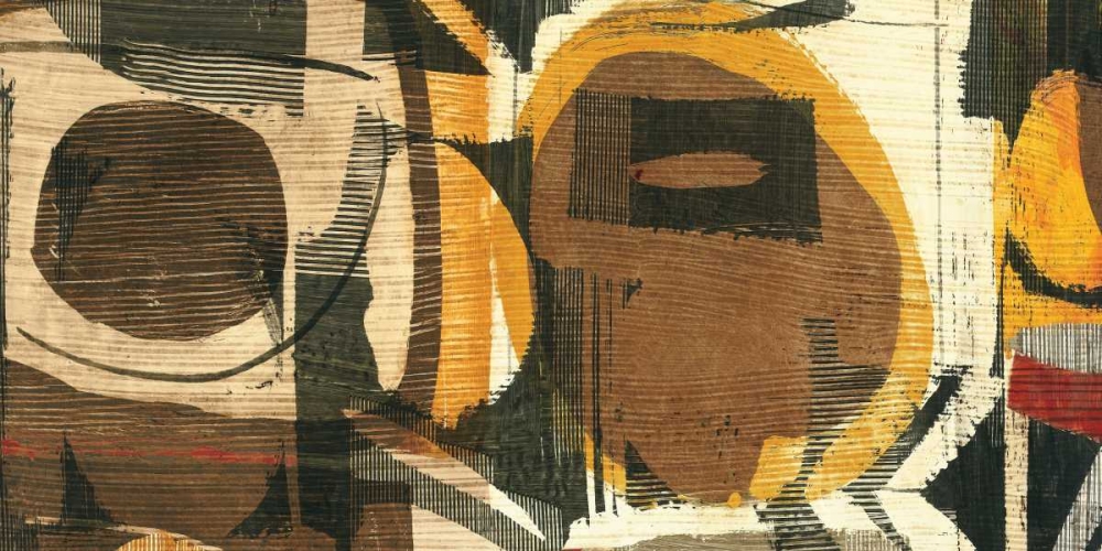 Wall Art Painting id:19200, Name: Graphic Abstract I, Artist: Wild Apple Portfolio