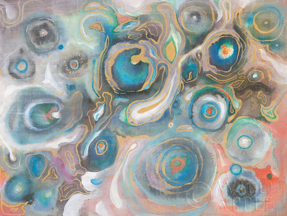 Wall Art Painting id:364378, Name: Abstract Stones, Artist: Nai, Danhui