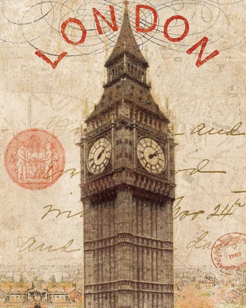 Wall Art Painting id:18431, Name: Letter from London, Artist: Wild Apple Portfolio