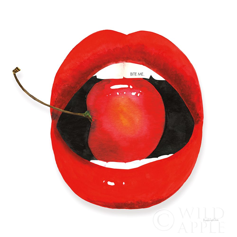 Art Print: Cherry Lips