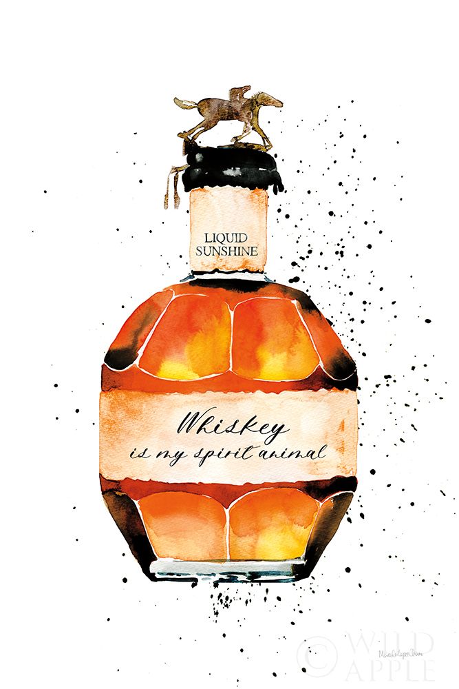 Art Print: Whiskey Spirit Animal
