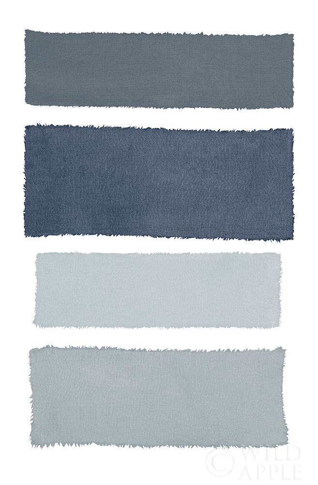 Art Print: Painted Weaving I Gray