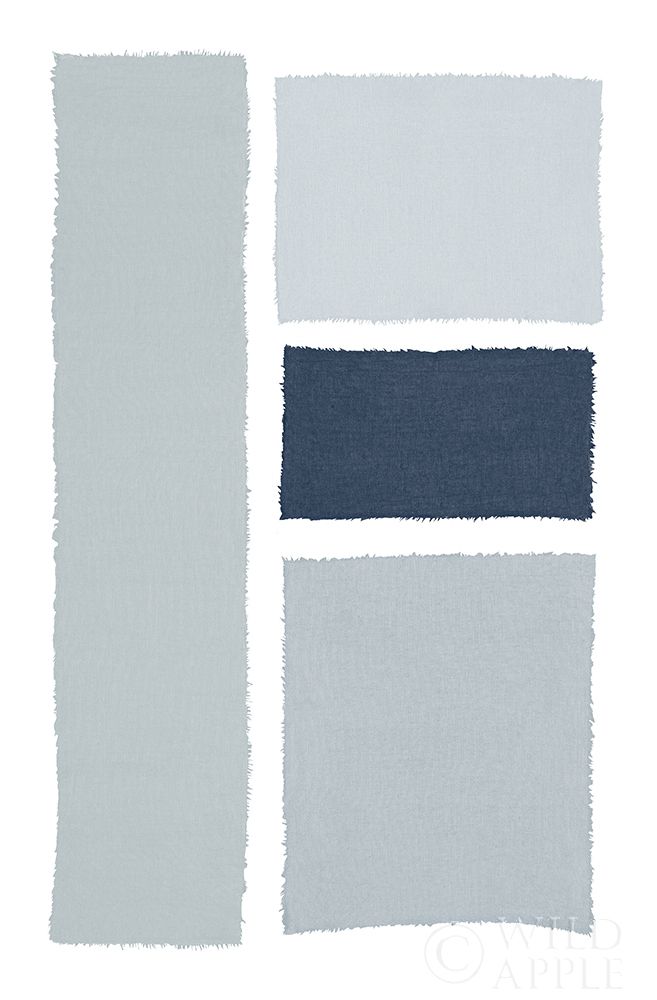 Art Print: Painted Weaving III Gray