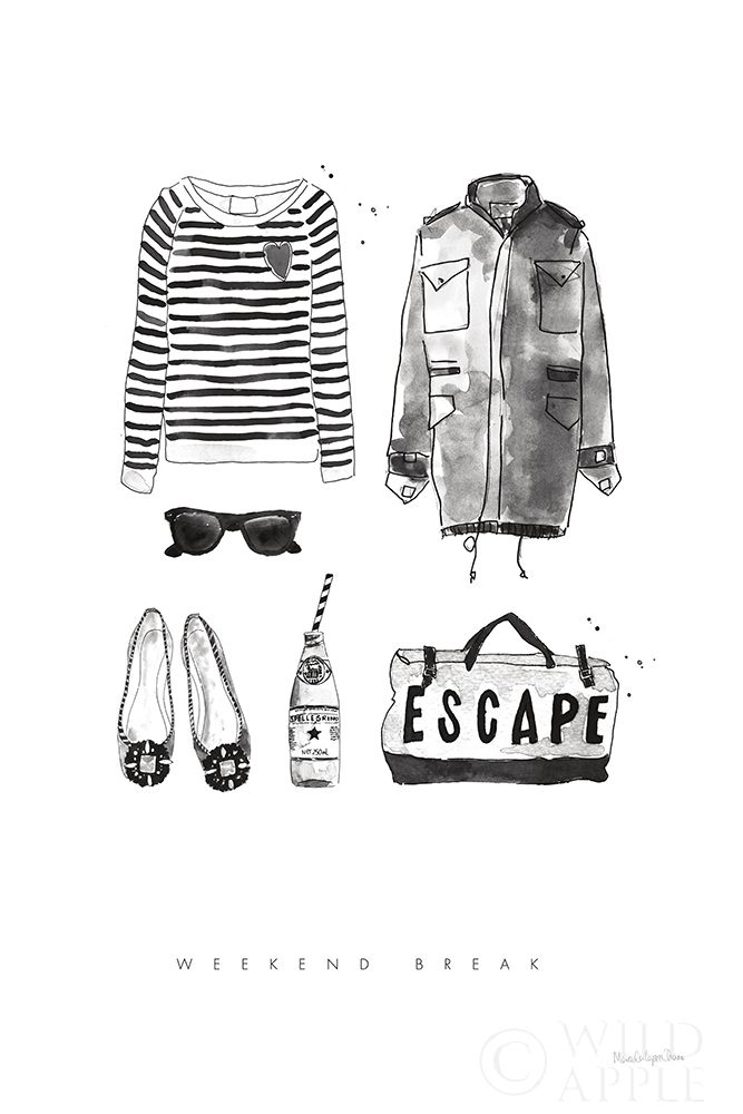 Art Print: Back to Black II