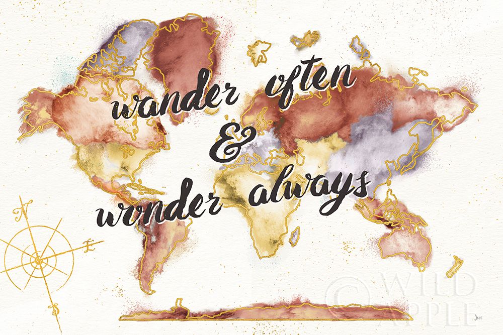 Art Print: Colorful World I Neutral