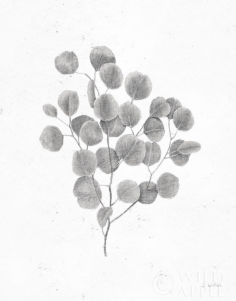 Wall Art Painting id:377850, Name: Soft Summer Sketches II Blue, Artist: Wiens, James