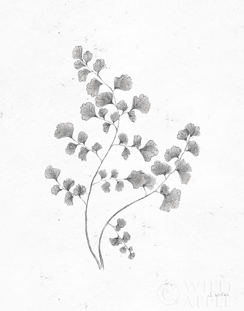 Wall Art Painting id:377852, Name: Soft Summer Sketches IV Blue, Artist: Wiens, James