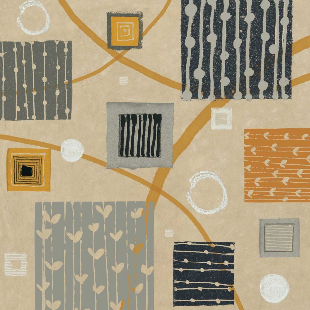 Wall Art Painting id:18455, Name: Graphic Tiles II, Artist: Wild Apple Portfolio