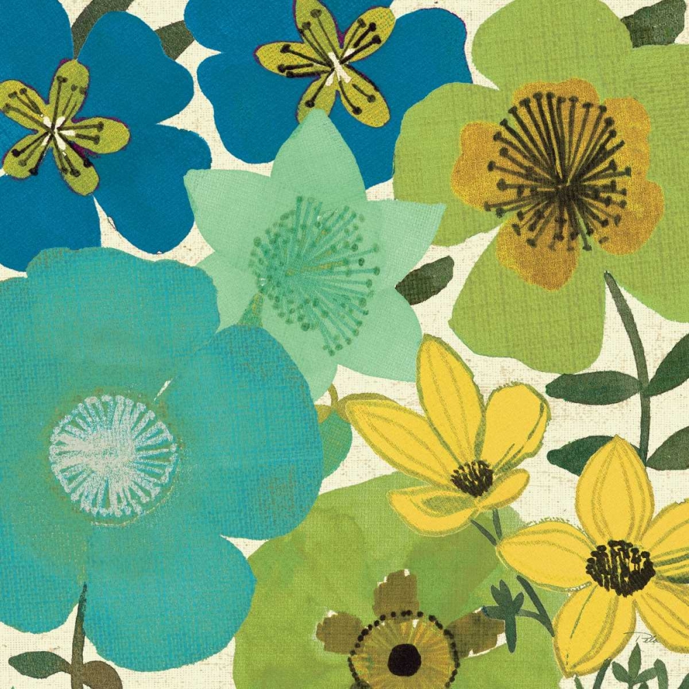 Art Print: Garden Brights Cool III