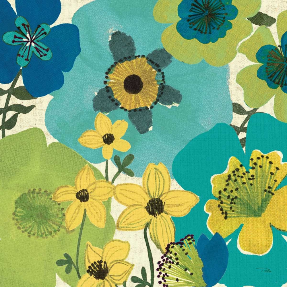 Art Print: Garden Brights Cool IV