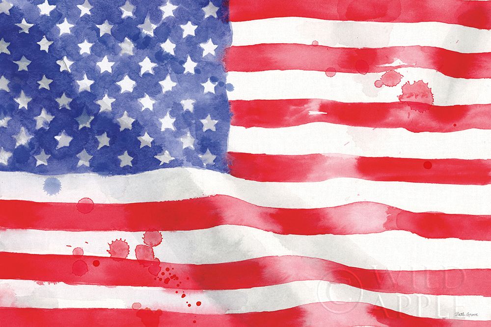 Art Print: Americana Style I