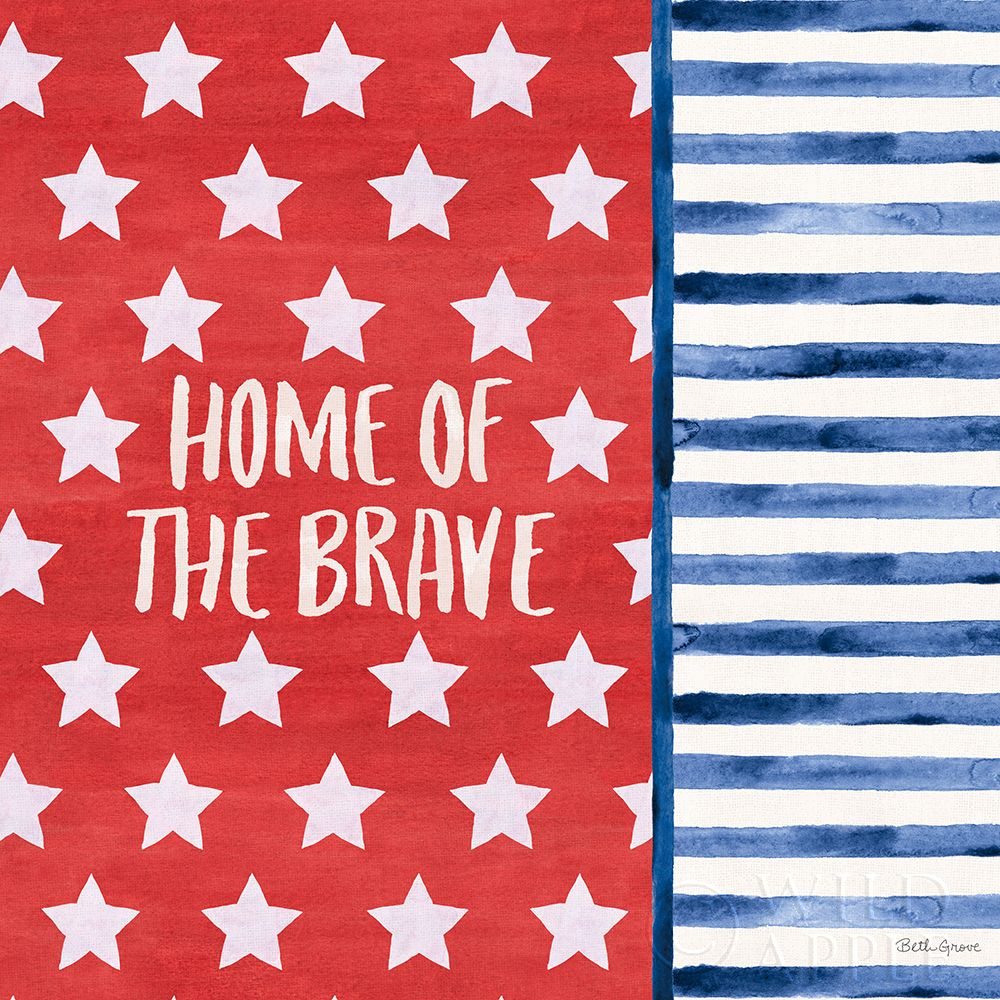 Art Print: Americana Style VII