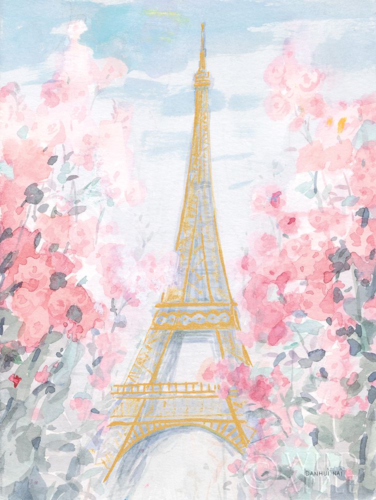 Art Print: Pastel Paris III