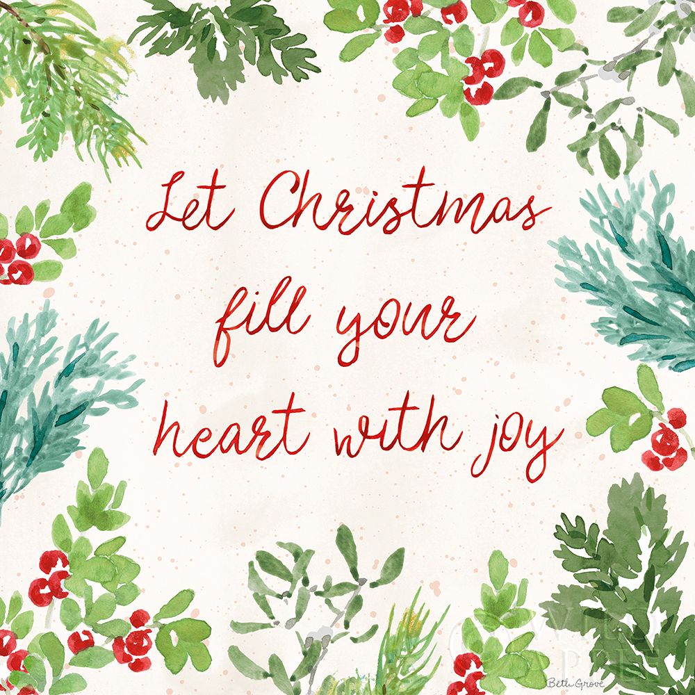 Wall Art Painting id:415482, Name: Santas List VI, Artist: Grove, Beth