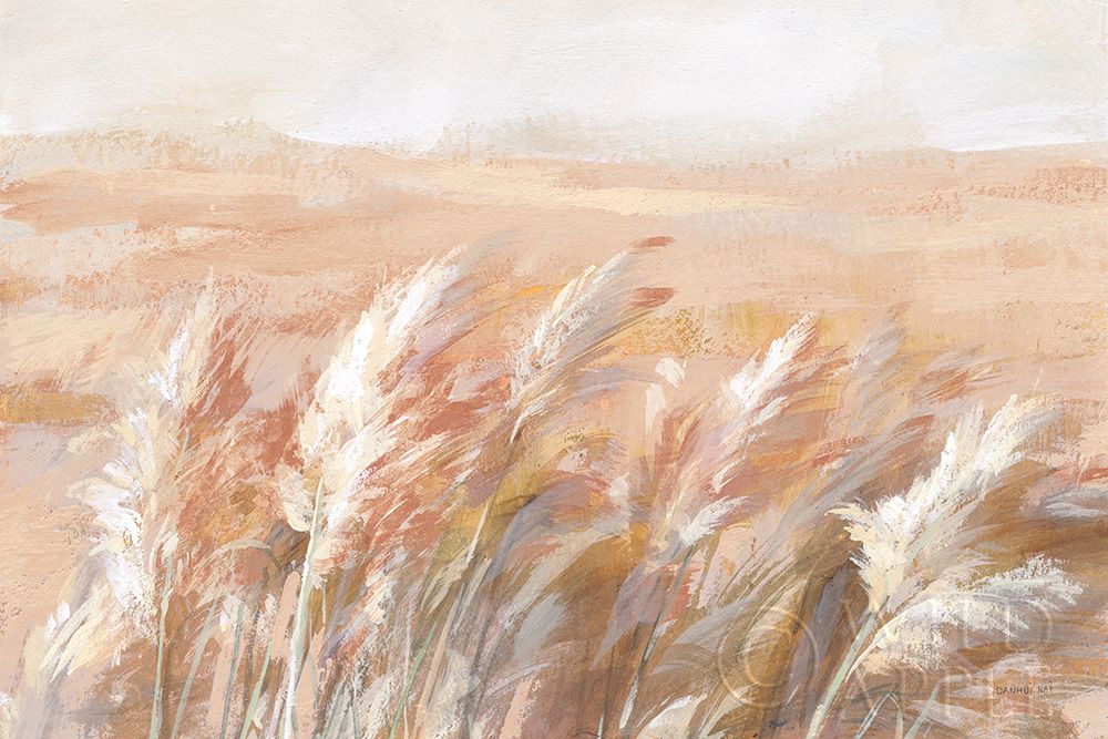 Art Print: Terracotta Prairie Grasses