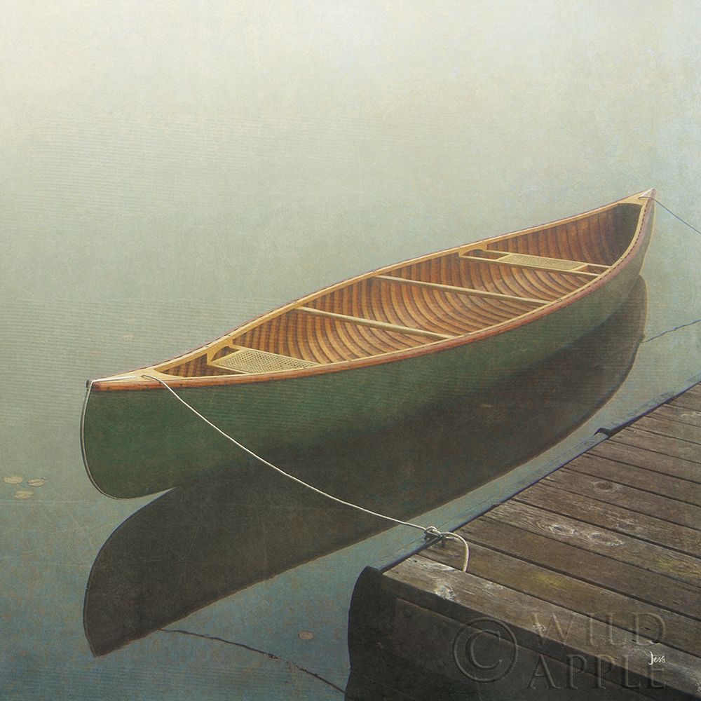 Art Print: Calm Waters Canoe II