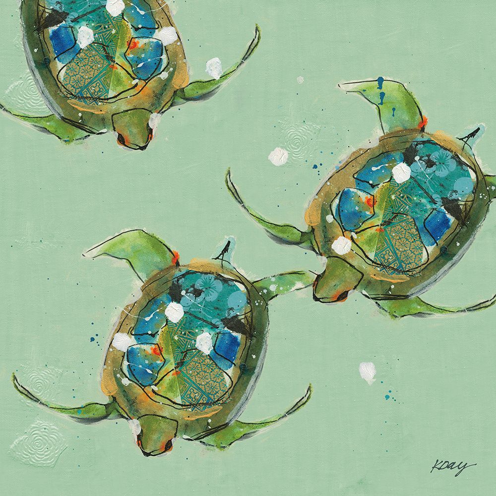 Art Print: Sea Turtles