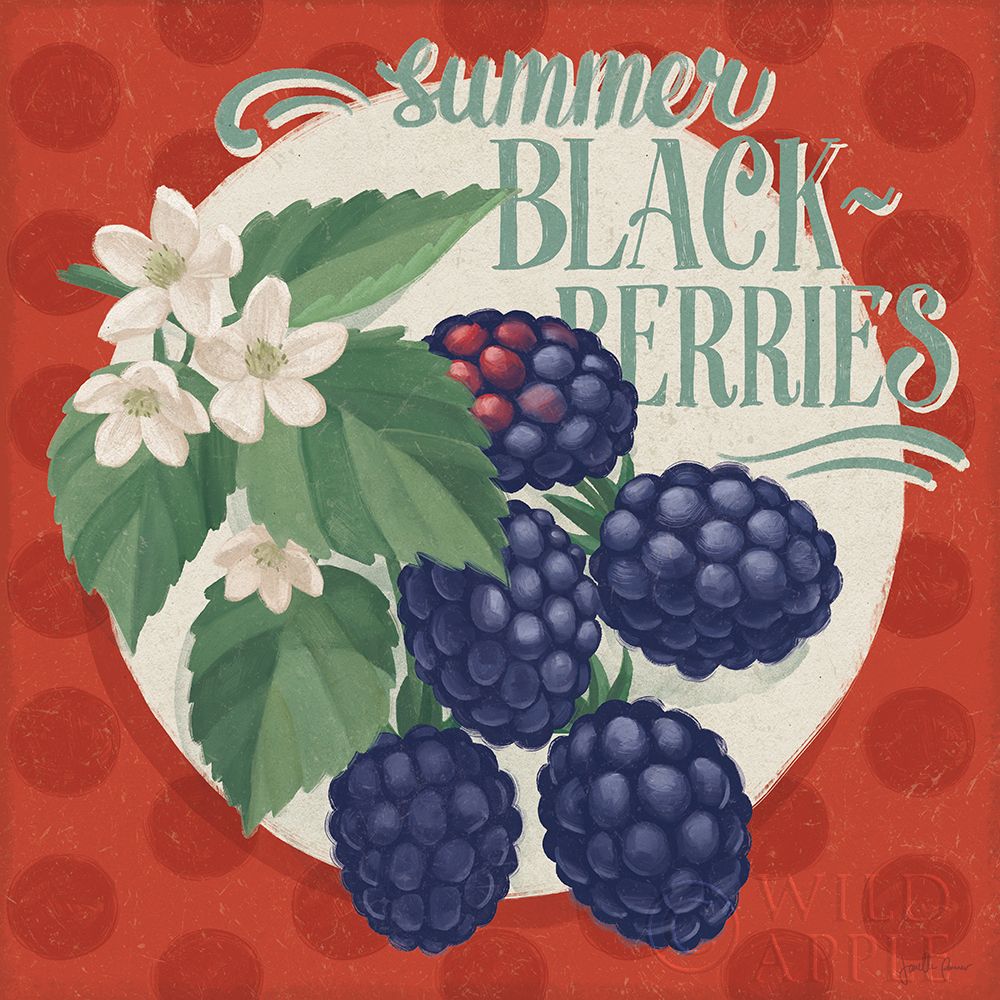 Art Print: Berry Breeze V