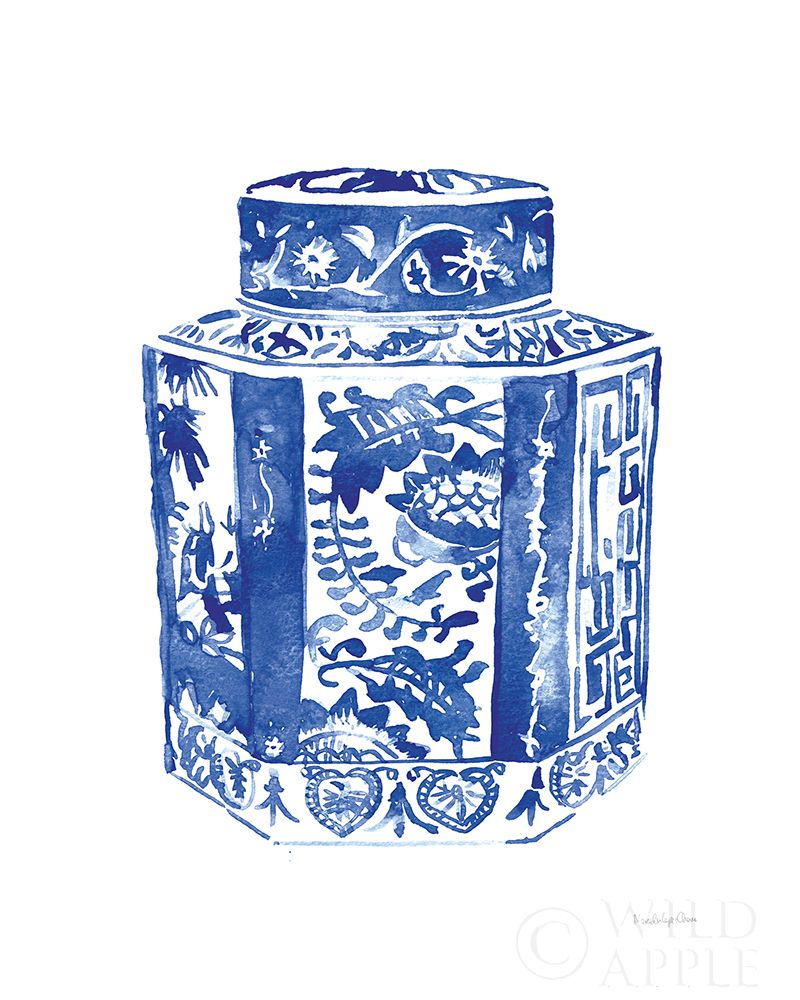 Art Print: Chinoiserie Vase I
