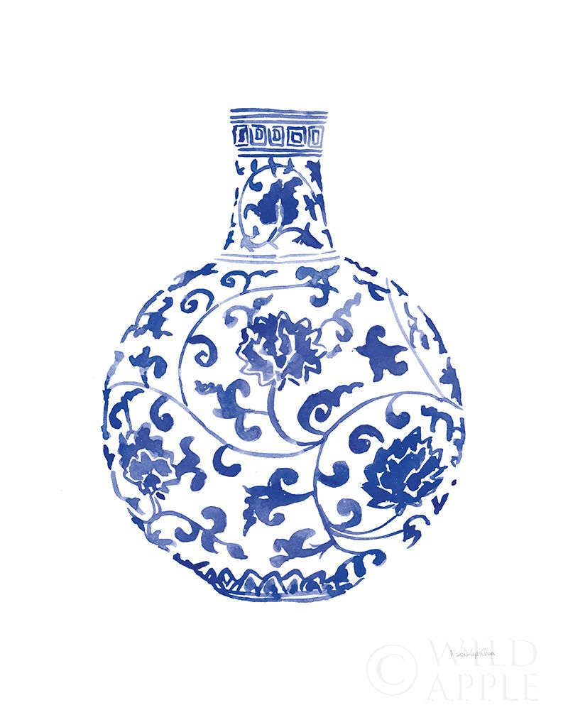 Art Print: Chinoiserie Vase III