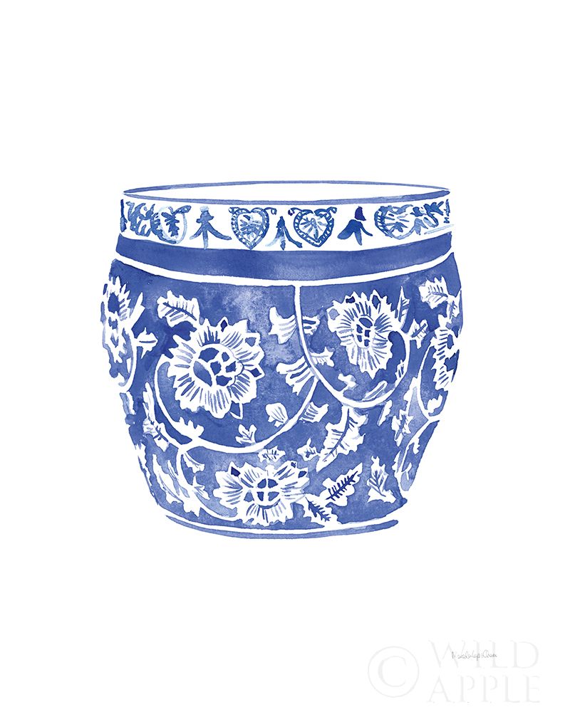 Art Print: Chinoiserie Vase IV