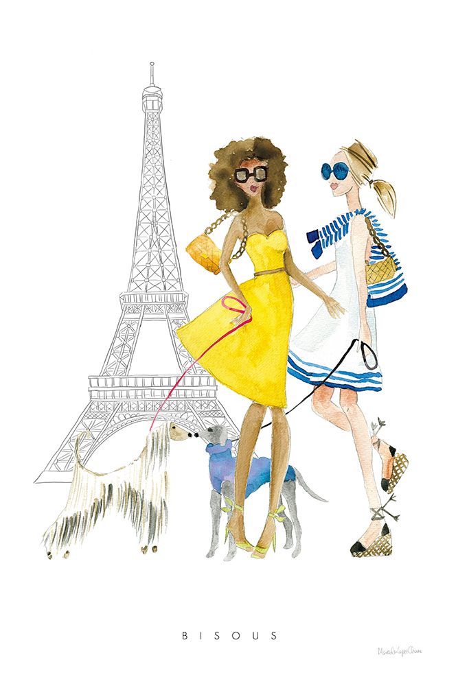 Art Print: Paris Girlfriend I