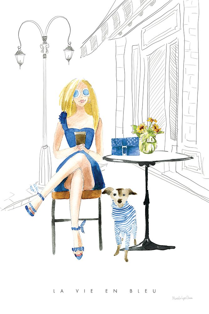 Art Print: Paris Girlfriends VI