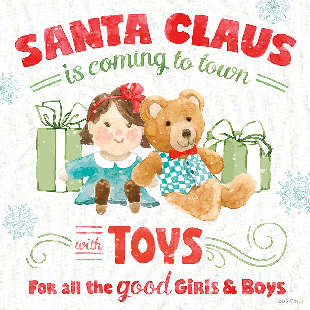 Art Print: Santa Signs III